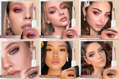 ⏳LAST DAY BUY 1 GET 3 FREE!!✨Two Color Pearlescent & Matte Highlighter Eyeshadow Stick🔥