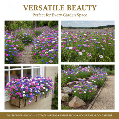 💫🌸BUY 1 GET 1 FREE |🌱 Premium Quality Cornflower Seeds – The “Unstoppable” Wildflower That Grows Everywhere + FREE Plant Growth Supplement