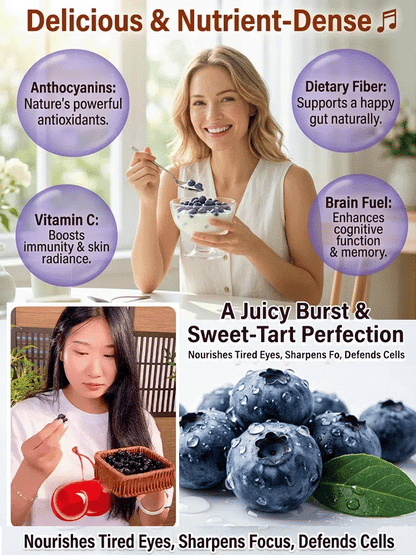 ✨ 50% OFF NOW! 🪨[Anti-Cancer and Heart Protection] Changbai Mountain Dried Blueberries Seeds | 🔥Buy 1 Get 1 Free🔥