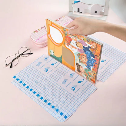 30 Pcs Transparent Matte Book Cover | Waterproof Self-Adhesive Sticker Sheets (3 Sizes) | Notebook & Textbook Protective Film for School & Office