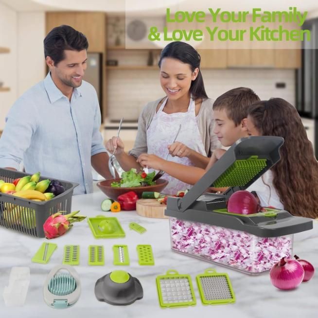 🎁 SUMMER SPECIAL DAY SALE 50%OFF!!! 🧑‍🍳 Heavy-Duty Multi-purpose vegetable cutter