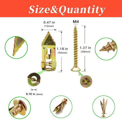 🔥Buy 1 get 1 free✨ Self-drilling expansion bolts! ✨1 Pack Of 100 Count Self 🔥