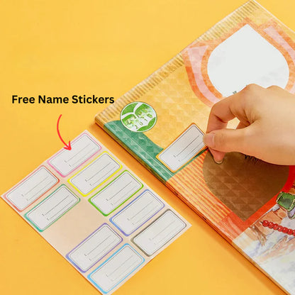 30 Pcs Transparent Matte Book Cover | Waterproof Self-Adhesive Sticker Sheets (3 Sizes) | Notebook & Textbook Protective Film for School & Office