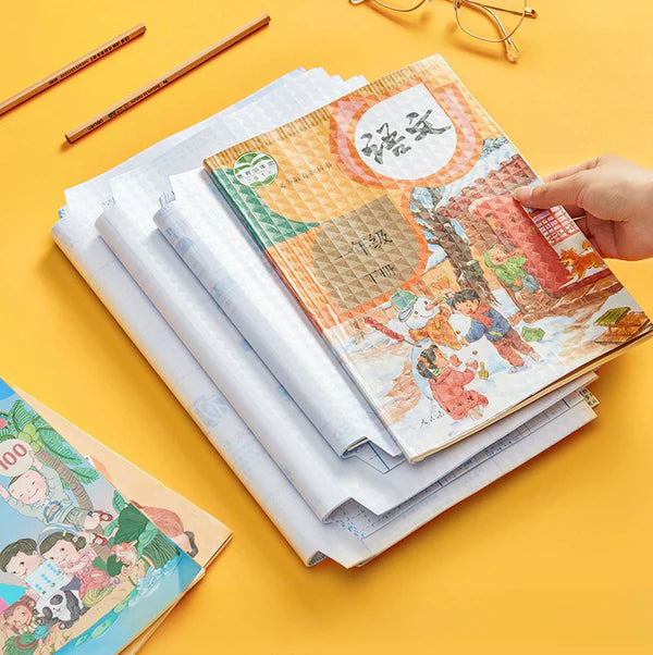 30 Pcs Transparent Matte Book Cover | Waterproof Self-Adhesive Sticker Sheets (3 Sizes) | Notebook & Textbook Protective Film for School & Office