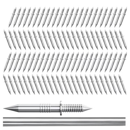 🔥Buy More Save More🔥Double-Head Skirting Thread Seamless Nail🛠️ | Pack of 100 pcs