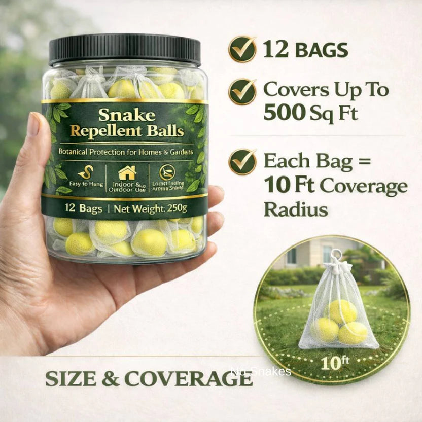 🥰HOT SALE 49% OFF🥰 🐍Snake Repellent Balls🐍 - Advanced Herbal Shield Protection✨Buy 1 Get 1 Free✨