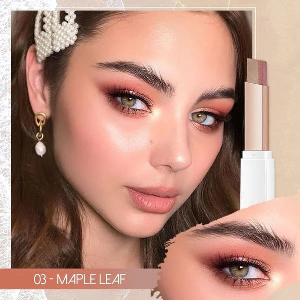 ⏳LAST DAY BUY 1 GET 3 FREE!!✨Two Color Pearlescent & Matte Highlighter Eyeshadow Stick🔥