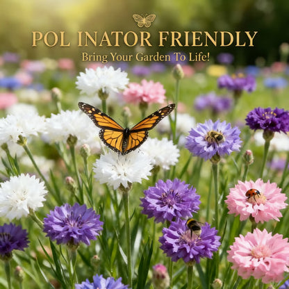 💫🌸BUY 1 GET 1 FREE |🌱 Premium Quality Cornflower Seeds – The “Unstoppable” Wildflower That Grows Everywhere + FREE Plant Growth Supplement