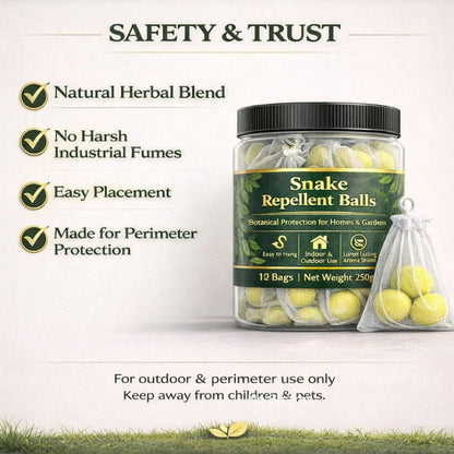🥰HOT SALE 49% OFF🥰 🐍Snake Repellent Balls🐍 - Advanced Herbal Shield Protection✨Buy 1 Get 1 Free✨