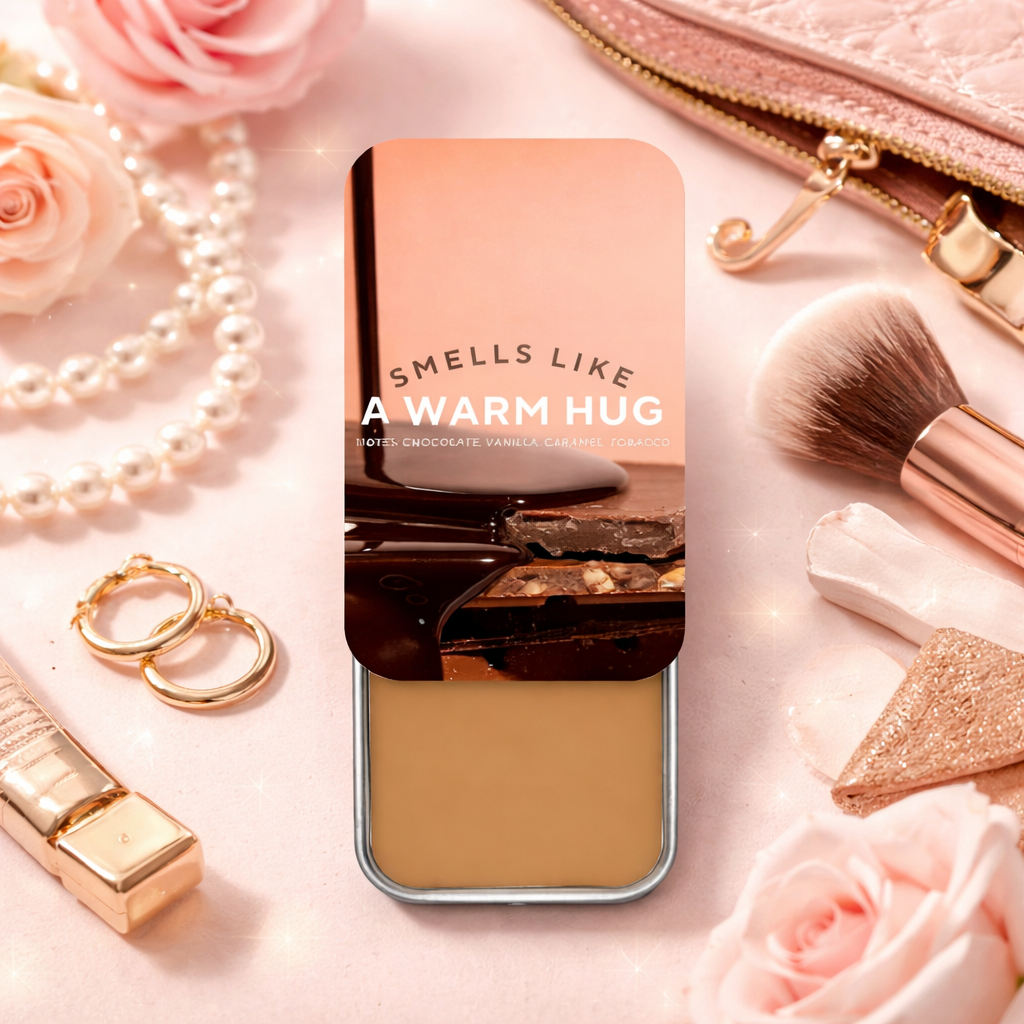 🔥Buy 1 Get 1 Free🔥🌟💟Smells Like a Warm Hug Solid Pocket Perfume - Choco Fragrance | 22 Hour Long Lasting |