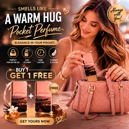 🔥Buy 1 Get 1 Free🔥🌟💟Smells Like a Warm Hug Solid Pocket Perfume - Choco Fragrance | 22 Hour Long Lasting |