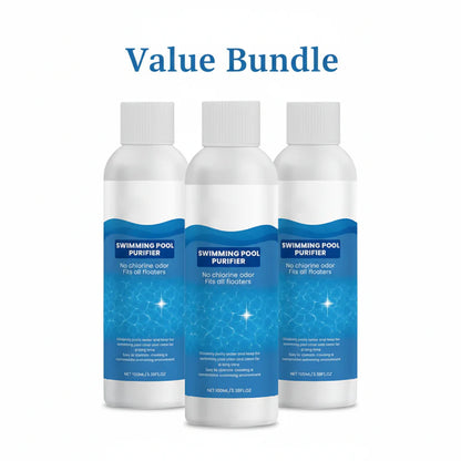 💧BUY 1 GET 1 FREE💧Swimming Pool Purifying Liquid – Crystal Clear Water, Zero Hassle! ✨ Say goodbye to green water & harsh chemicals – just pure, fresh swimming every time. 🏊‍♂️💙