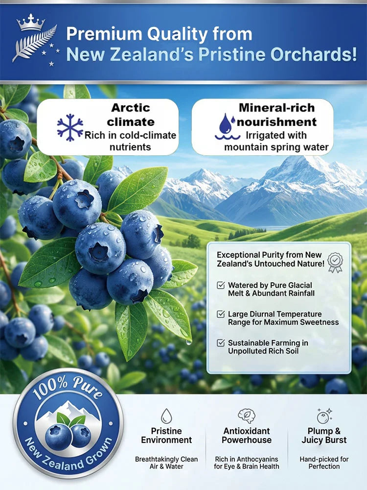 ✨ 50% OFF NOW! 🪨[Anti-Cancer and Heart Protection] Changbai Mountain Dried Blueberries Seeds | 🔥Buy 1 Get 1 Free🔥