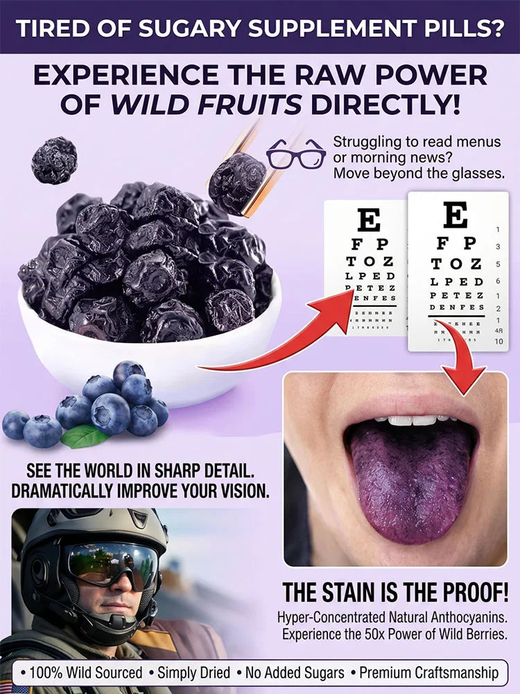 ✨ 50% OFF NOW! 🪨[Anti-Cancer and Heart Protection] Changbai Mountain Dried Blueberries Seeds | 🔥Buy 1 Get 1 Free🔥