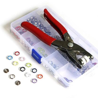 🛠️ 50% OFF NOW! ✨ Snap Button DIY Craft Kit - Create Custom Clothing/Accessories with Easy-to-Use Tools and Multi-Color Buttons 🧵🎨