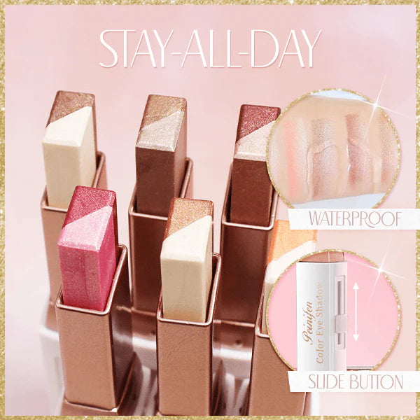 ⏳LAST DAY BUY 1 GET 3 FREE!!✨Two Color Pearlescent & Matte Highlighter Eyeshadow Stick🔥