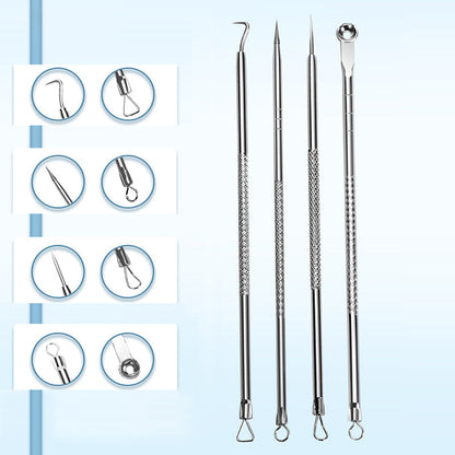 💓HOT SALE 50% OFF💥Professional Facial Stainless Steel Blackhead Removal Kit