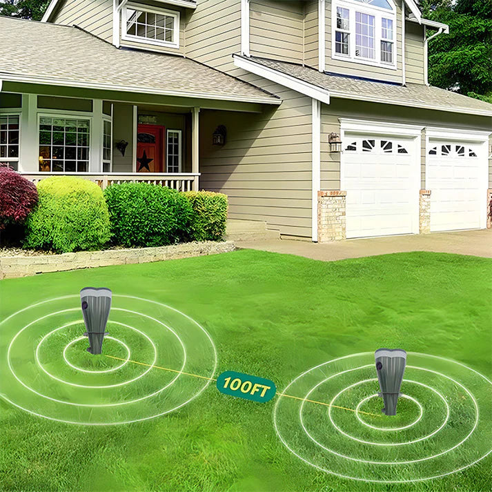 🔥Time-limited offer🔥 Solar Powered Waterproof Screw Mole Repellent