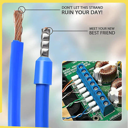 🔧 50% OFF NOW! ⚡ Ratchet Wire Crimper Set – Tubular Terminals, Ergonomic Handle & Professional Electrical Tool 📦