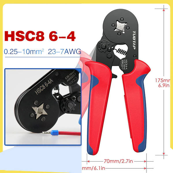 🔧 50% OFF NOW! ⚡ Ratchet Wire Crimper Set – Tubular Terminals, Ergonomic Handle & Professional Electrical Tool 📦