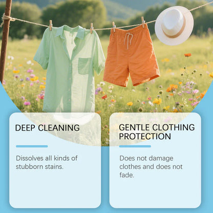 🔥 BUY 1 GET 1 FREE! 🔥 Multi-Purpose Laundry Stain Remover Cream - Erases Tough Stains like Grease, Wine, Ink without Damaging Fabrics 👕✨