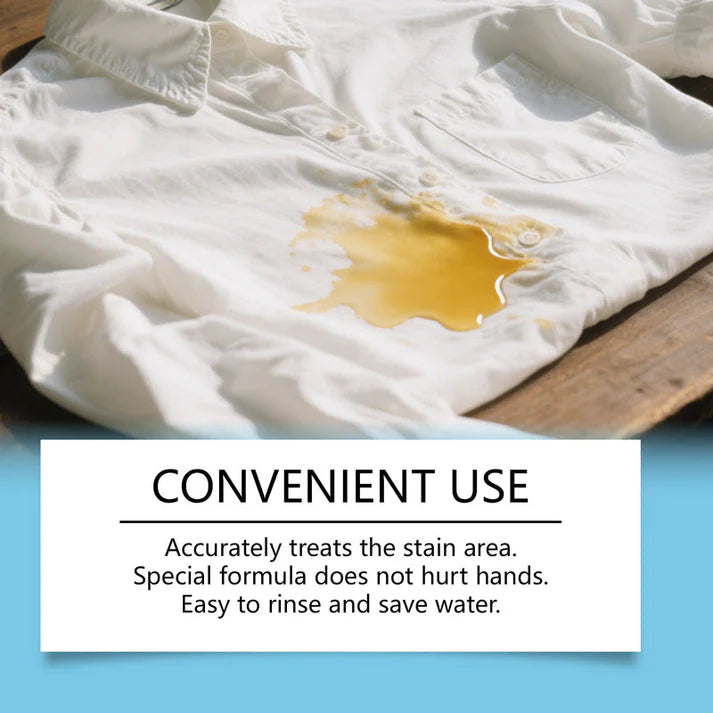 🔥 BUY 1 GET 1 FREE! 🔥 Multi-Purpose Laundry Stain Remover Cream - Erases Tough Stains like Grease, Wine, Ink without Damaging Fabrics 👕✨