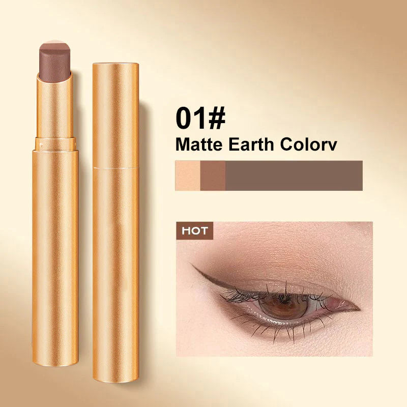 🔥LAST DAY SALE - BUY 1 GET 1 FREE!!🌸✨3 Colors in 1 Eyeshadow Stick🔥
