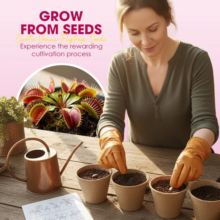 🌱【Amazing Venus Flytrap Seeds】—Grow Your Own Mini Carnivorous Monster!😱🌿🔥Buy 1 Get 1 Free🔥