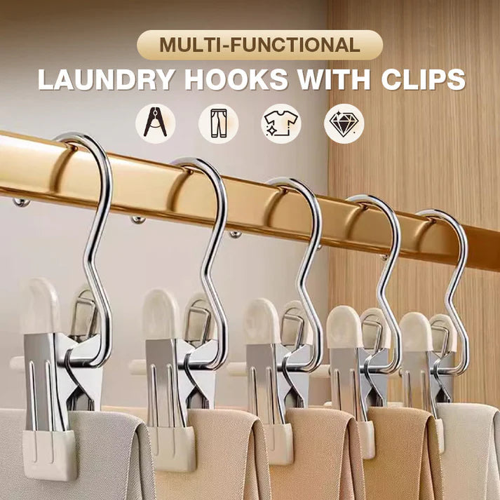 👕Buy More Save More👕✨Invisible Multi-Prong Clothes Rack ✨👕| For Balcony Organization |