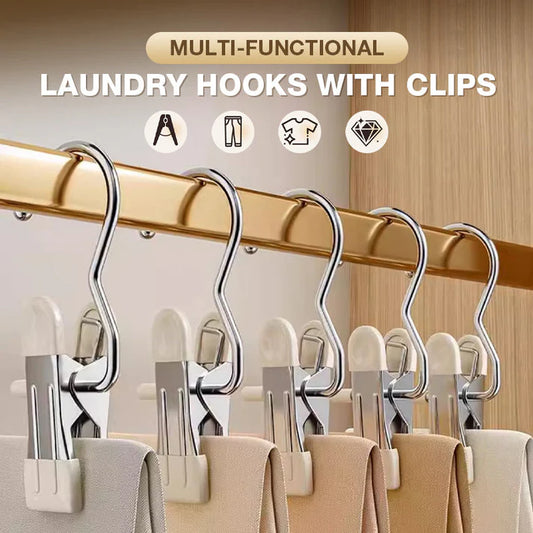 👕Buy More Save More👕✨Invisible Multi-Prong Clothes Rack ✨👕| For Balcony Organization |