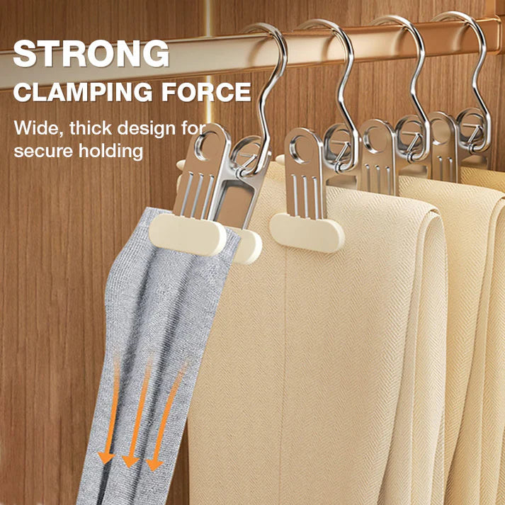 👕Buy More Save More👕✨Invisible Multi-Prong Clothes Rack ✨👕| For Balcony Organization |