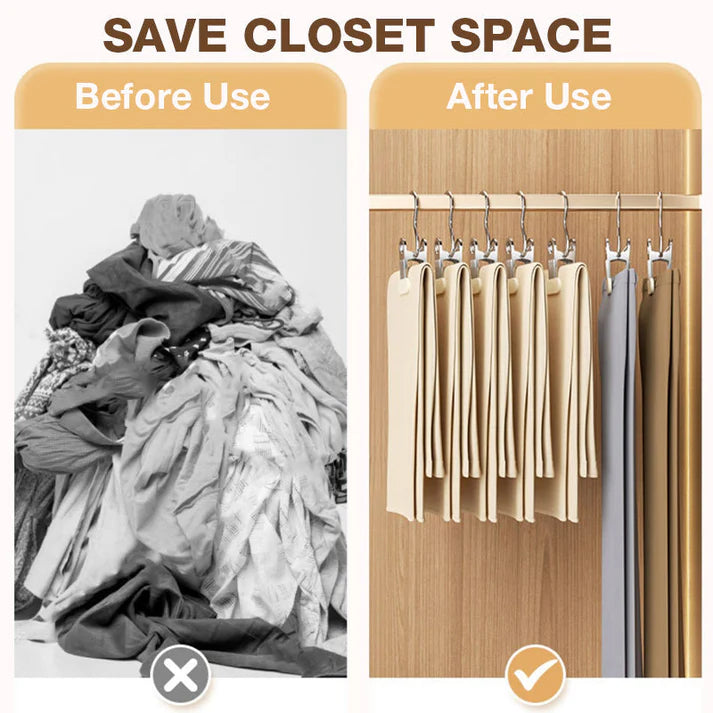 👕Buy More Save More👕✨Invisible Multi-Prong Clothes Rack ✨👕| For Balcony Organization |