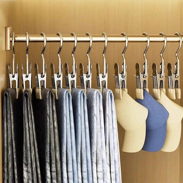 👕Buy More Save More👕✨Invisible Multi-Prong Clothes Rack ✨👕| For Balcony Organization |