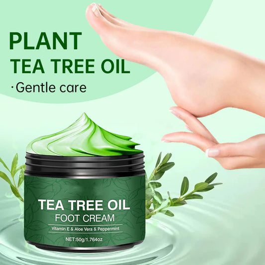 🥳2026 HOT SALE🥳💞50K+ SOLD!✨ 💝Soothing Aloe Vera & Tea Tree Foot Moisturizer💧BUY 1 GET 1 FREE💧