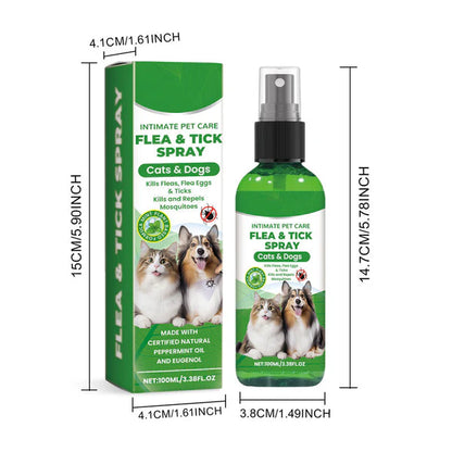 🍃Natural Flea & Tick Spray for Dogs and Cats🐾 Keep Your Beloved Pet Free from Pests💥BUY 1 GET 1 FREE💥