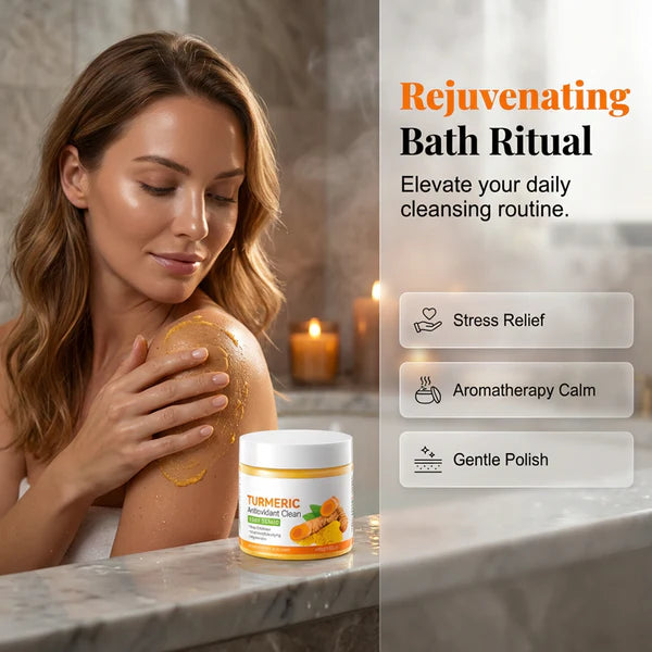 🥳2026 HOT SALE🥳💞50K+ SOLD!✨ 💝Deep Cleansing Turmeric & Citrus Body Scrub💧BUY 1 GET 1 FREE💧
