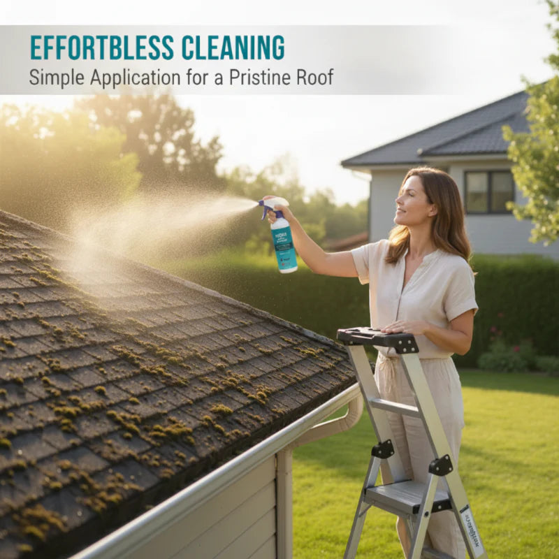 💧BUY 1 GET 1 FREE💧🌧️ Multi-surface moss and algae cleaner spray – Spray, rinse and watch it shine! 🏠✨ Effective against moss, gentle on plants – a cleaner roof in minutes. 🌿💧