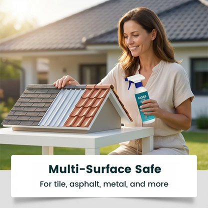 💧BUY 1 GET 1 FREE💧🌧️ Multi-surface moss and algae cleaner spray – Spray, rinse and watch it shine! 🏠✨ Effective against moss, gentle on plants – a cleaner roof in minutes. 🌿💧