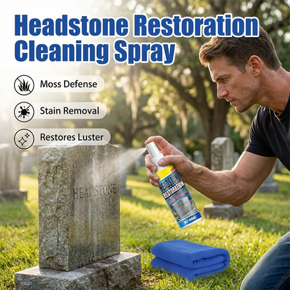 💧BUY 1 GET 1 FREE💧⏰🎁Headstone Restoration & Cleaning Spray